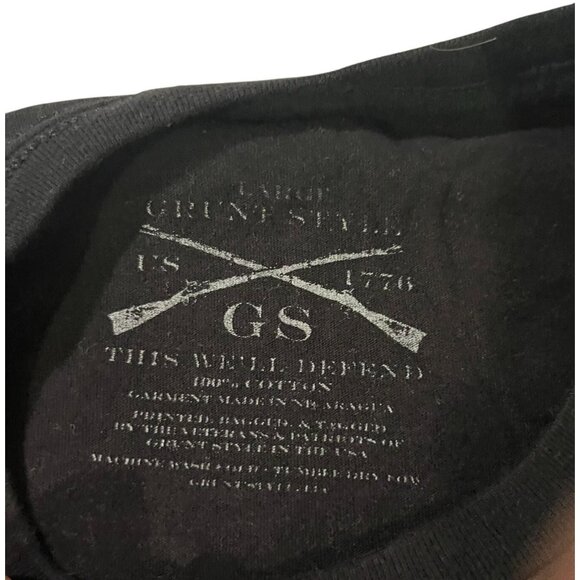 Grunt Style Womens "Beautiful And Dangerous" Black T-Shirt Large - Picture 7 of 7